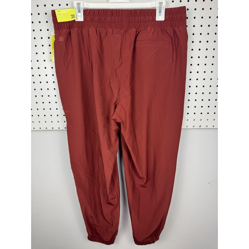 All in Motion Active Light Mid-Rise gorpcore Joggers Maroon Size L Ankle Length - Picture 4 of 6
